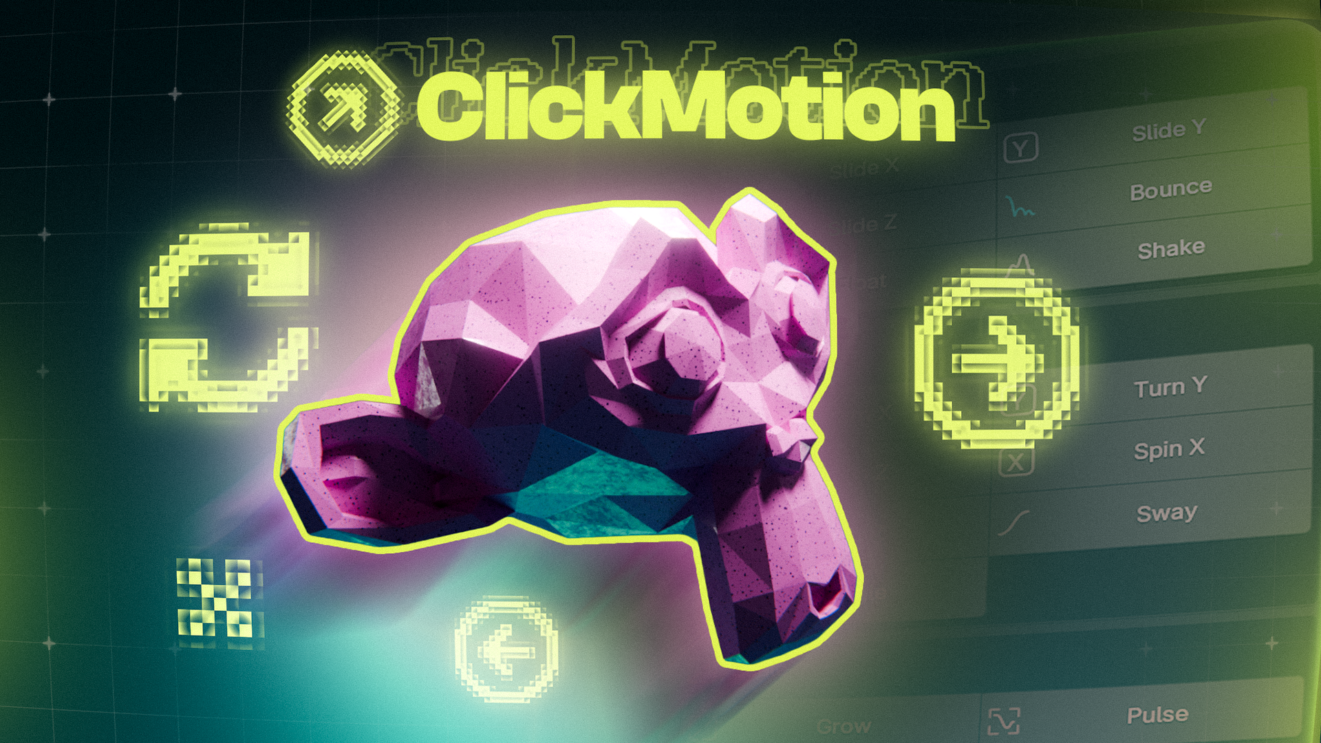 ClickMotion Blender animation presets add-on