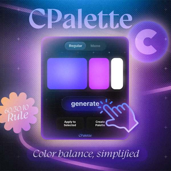CPalette Figma color plugin preview